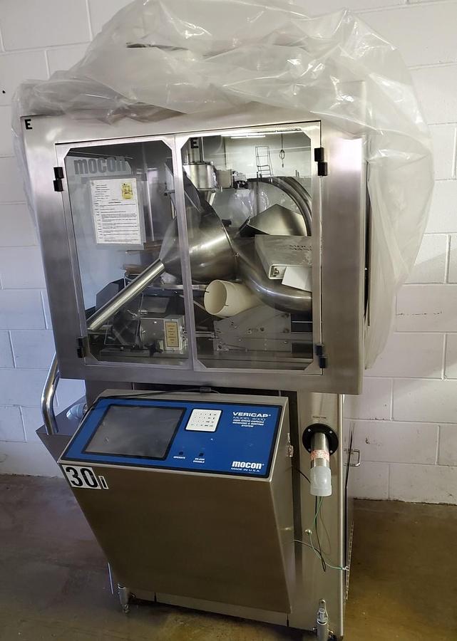 Used Used Mocon Vericap Model 4000 high speed capsule weighing and sorting system