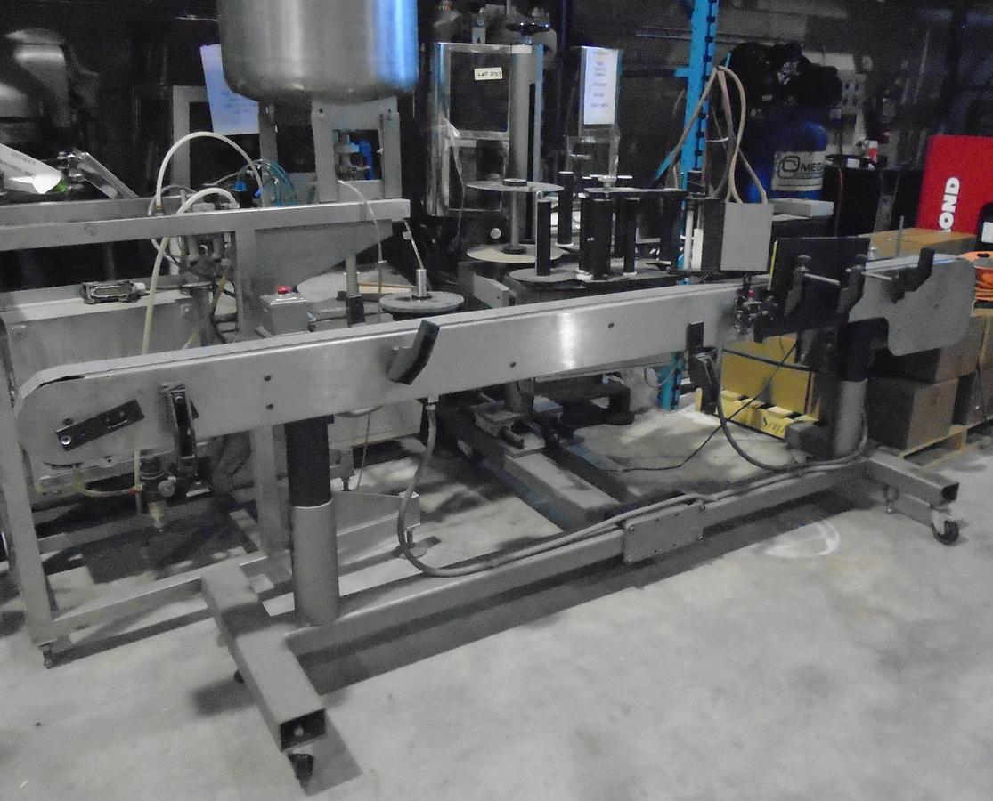 Used Used Label-Aire Bottle Wrap Labeler Model 2115CD