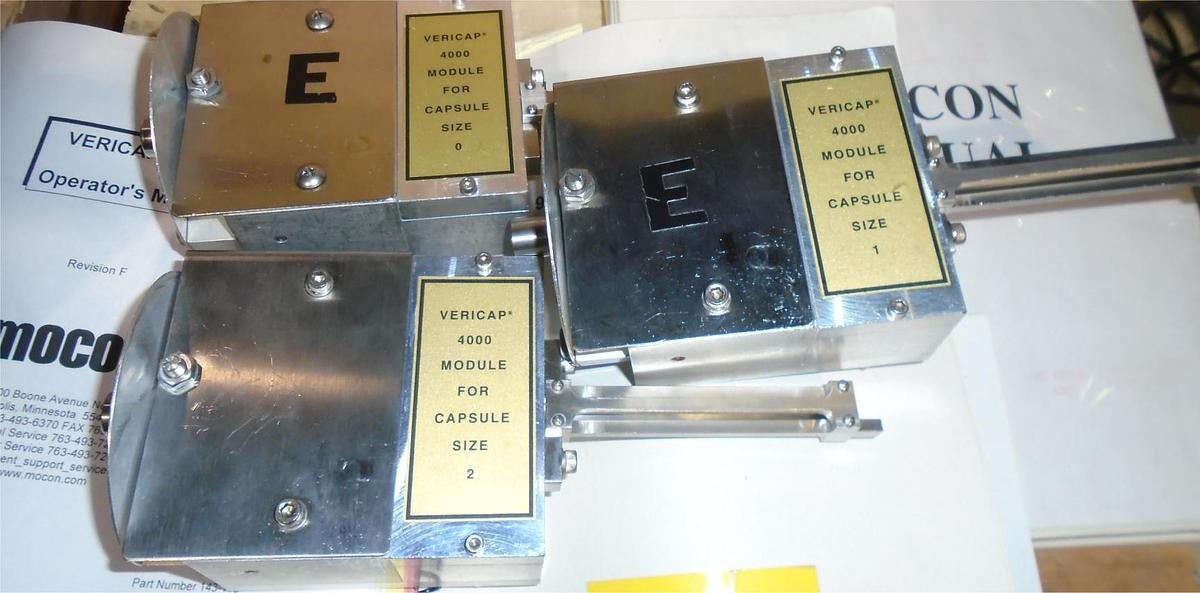 Used Used Mocon Vericap Model 4000 high speed capsule weighing and sorting system