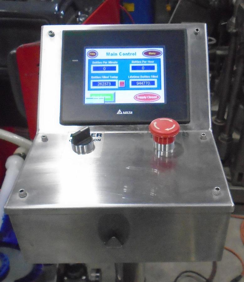 Used Used Accutek 6 Head Filler Model 06-500-000