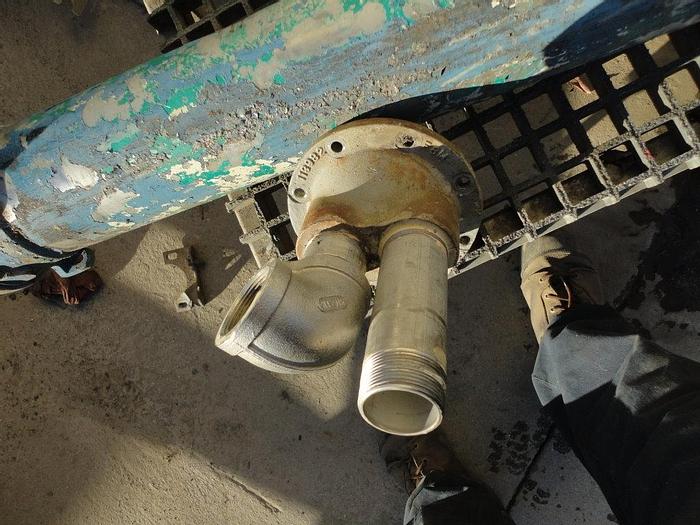 Used Heat Exchanger, Shell & Tube, 20 SF, S/st, 2-Pass, #S741551