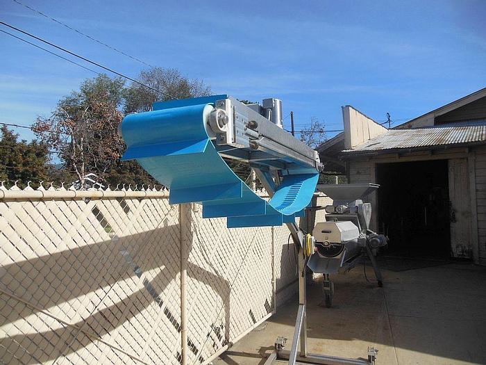 Used Conveyor, Belt, 12" X 7', S/St, Cleated, Sanitary, 115 Vac #S742671