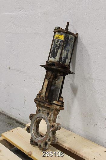 Used Dezurik  4" Air Operated Knife Gat #28510