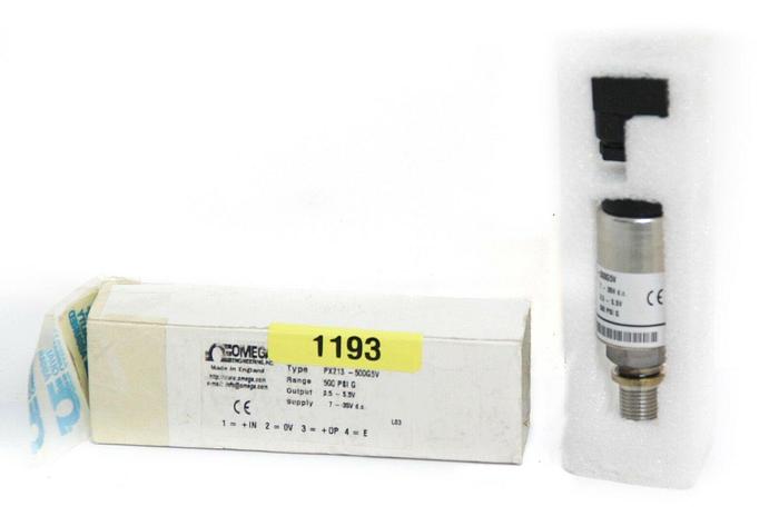 OMEGA PX213-50DG5V VOLTAGE OUTPUT PRESSURE SENSOR (1193)