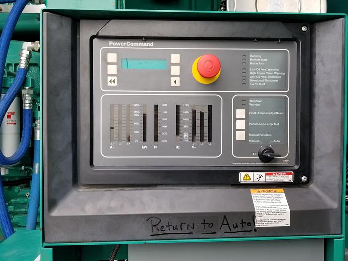 Used 800 kW 2014 Used Cummins QSK23-G7 Diesel Generator Set