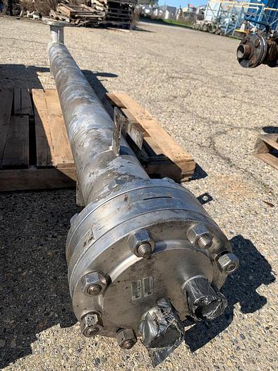 Used Heat Exchanger, Shell & Tube, 100 SF, S/st, 150 PSI, B #S743656