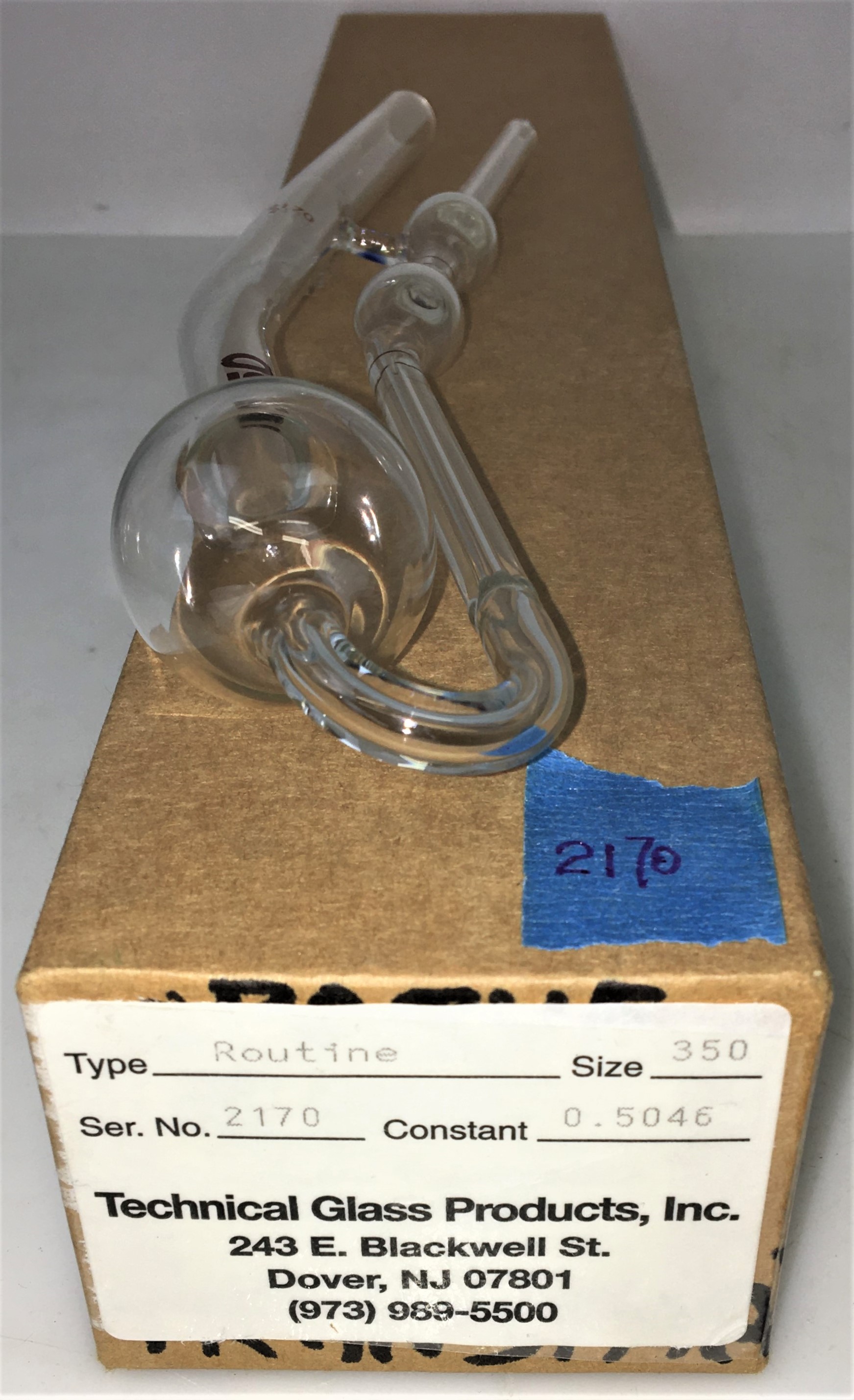 New Open Box Cannon-Fenske CFRC-350 (9721-B71) Certified Routine Viscometer Tube - Size 350