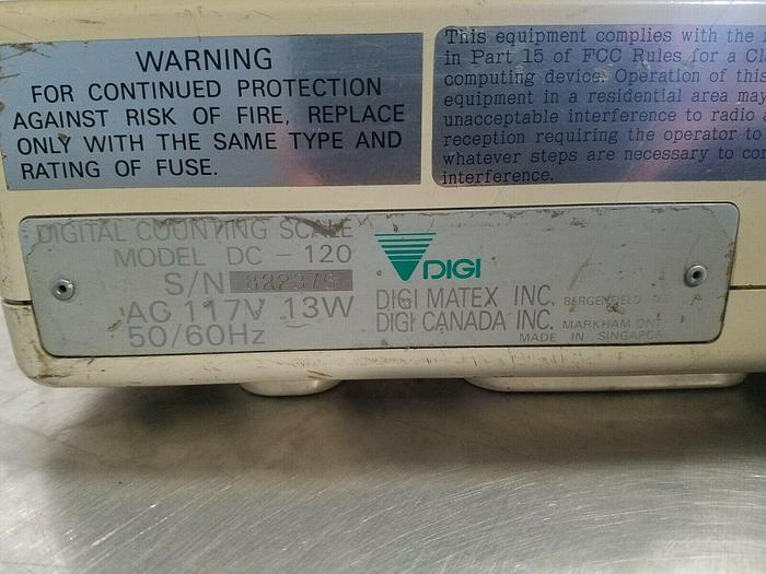 Used Rice Lake Precision Digital Counting Scale DC 120 Counts Pieces 5 LBS. Capacity