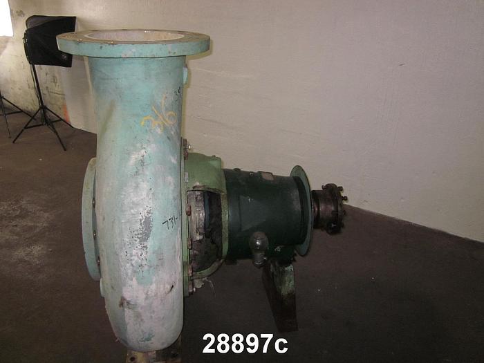 Used Goulds 3175, 14x14x22, SS CF8M Casing, SS 6 Vane 12.5" Impeller #28897