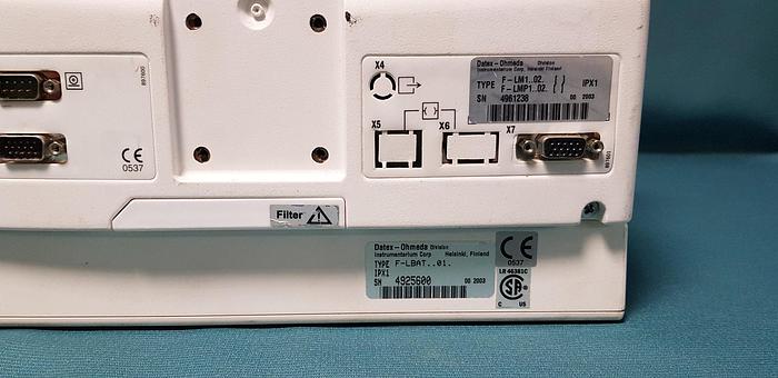 Spare parts Ohmeda Datex F-LM 1F-LMP F-LBAT Patientenmonitor