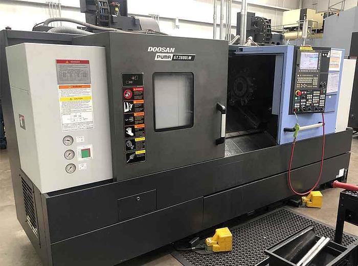 Used 2018 DOOSAN Doosan Puma GT2600LM CNC Lathe ***Live Tooling***
