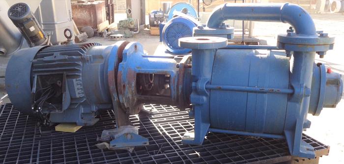 Used Pump, Vacuum, 15 HP, Liquid Ring, Travaini, 133 CFM #S743031