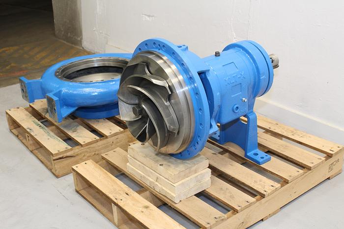 Used Goulds 3196 6x8x15 Pump, Stainless Steel Casing #43745