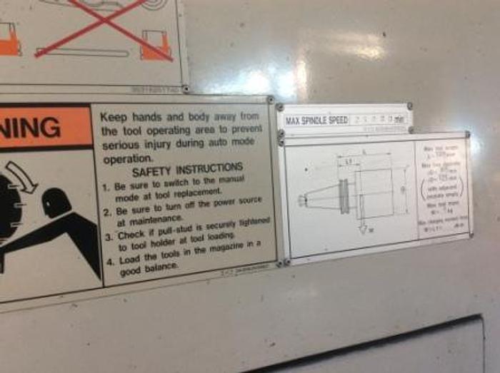 Used 1997 Mazak FJ V-25 Machining Centre