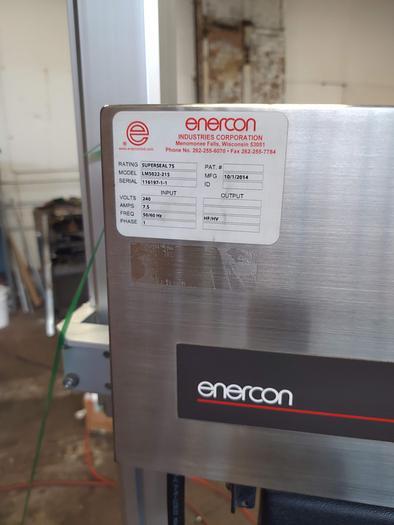 Used 2014 Enercon Superseal 75 induction sealer