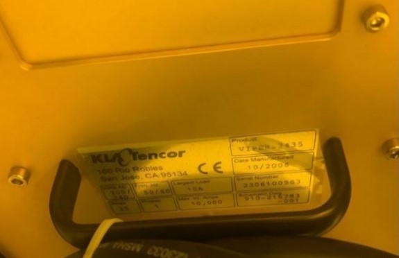 Used 2006 KLA-Tencor Viper 2435