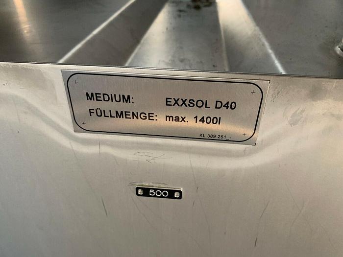 Used TestFuchs , exxsol tank 1400l ,