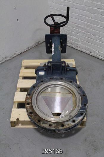 Used Fabri K71NJ 16" Hand Operated Knife Gate Valve #29813