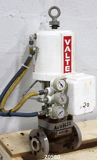 Used Valtek  Air Open Steam Valve, 1"/C.U.5.20, 7" Wide Flange, Mark 1, Body Class: 150, Trim: 50, Char-Eo Per, Signal: 3-15, Body: 316 Stainless Steel, Trim: 316 Stainless Steel, P.O. #: W9390095 #20580