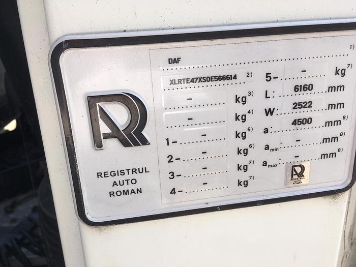 Used 2001 DAF 95 xf 380 euro 3 manual