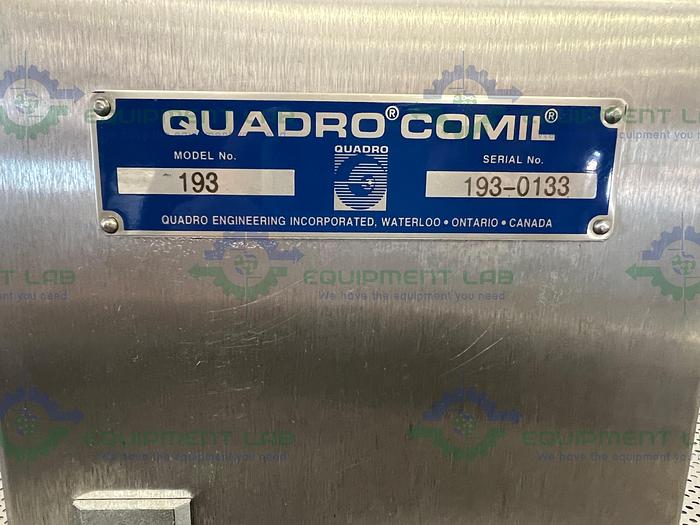 for parts or not working Quadro 193AS Quadro Comil Stainless Steel Bench Top Grinder