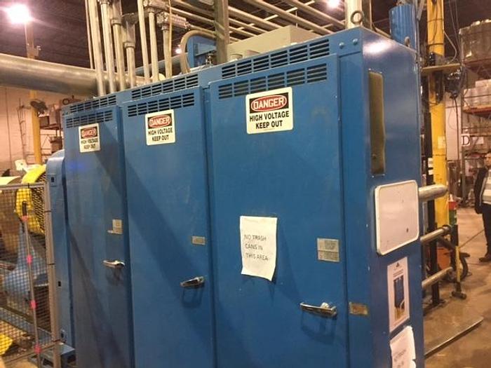 Used 85" (2.15M) CAMERON MDL 458 SLITTER REWINDER SHAFTLESS REWIND