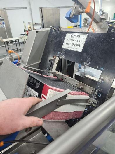 Used KLIKLOK CARTONING MACHINE CCI