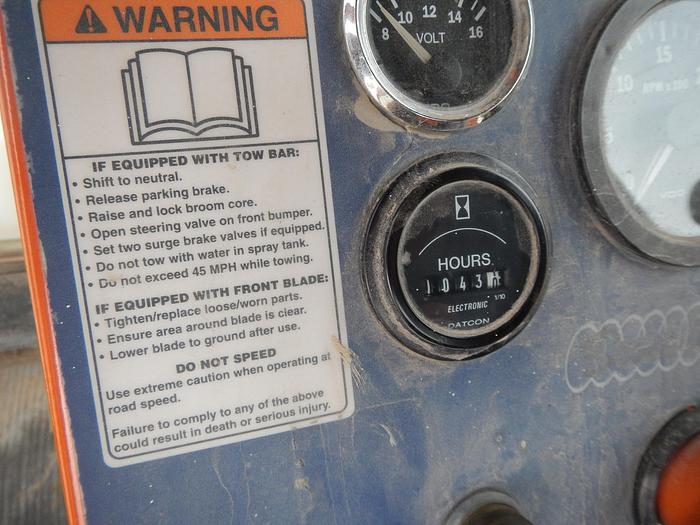 Used 2013 Broce Broom RJT350 sweeper