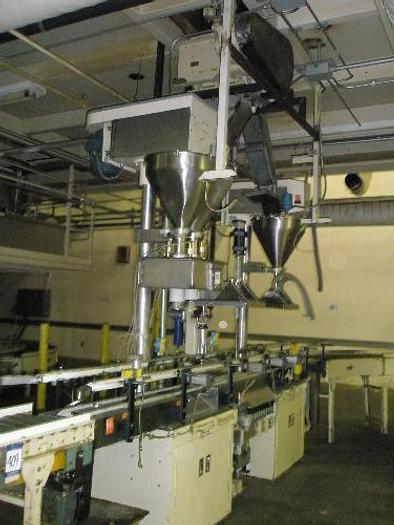 Used Filler, Auger, All-Fill, 2-Head, 3-1/2", S/st, Powder #S735008