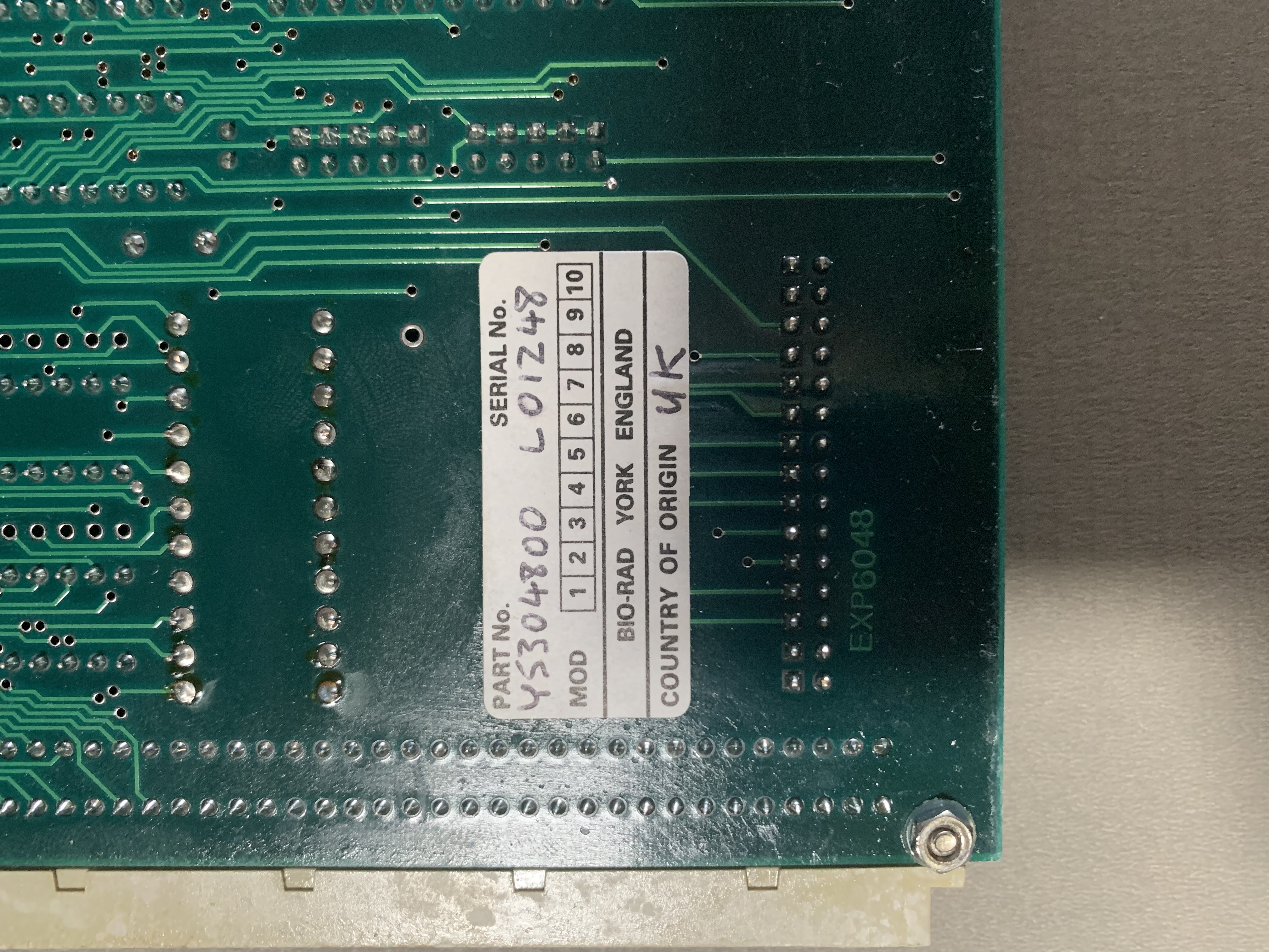 Used Micromeasurements Rats Interface Board Issue C Y5304803