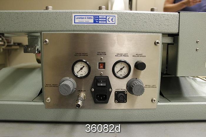Used Lorentzen & Wettre Automatic TSO Tester with Paper Trimmer #36082