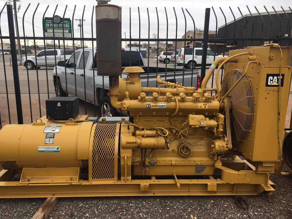 Used Caterpillar G3306 SI 150kW Generator Set
