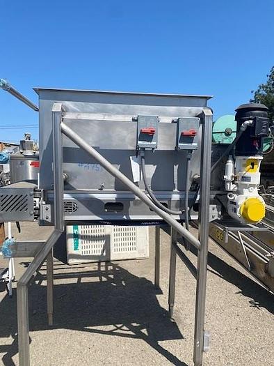 Used GEM Equipment Transfer Conveyor With Platform