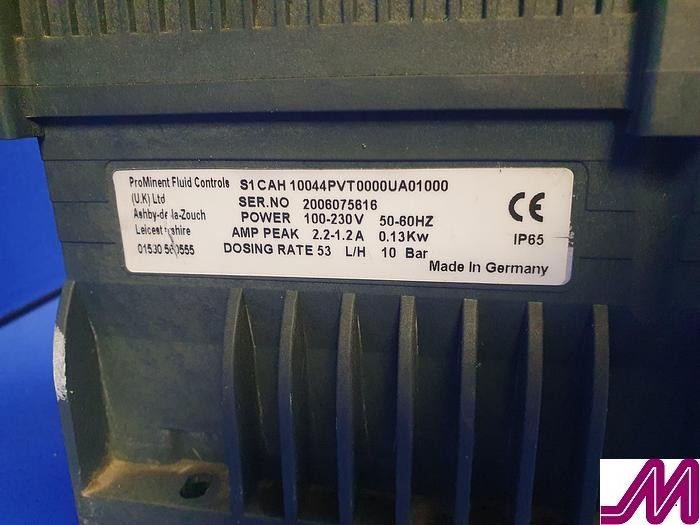 Used 2006 Sigma X Prominent S1CAH Diaphragm Metering Pump S1CAH 10044PVT0000UA01000