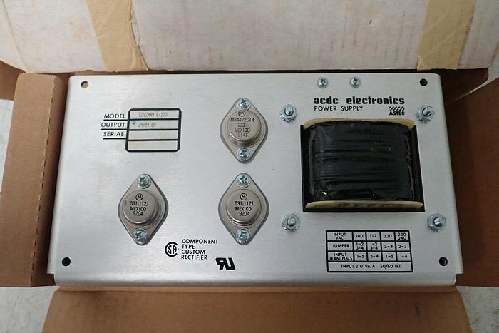 Used ACDC Electronics ECV 24N4.8 Power Supply