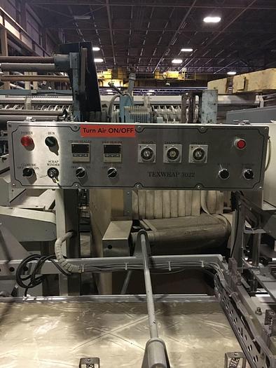 Used TEXWRAP MODEL 3022 AUTOMATIC L-BAR SEALER PACKAGE SIZE RANGE: UP TO 29”L X 20”W X 9”H