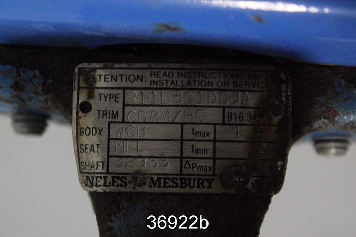 Used Neles Jamesbury 1" V-Ball Control Valve, R11CB01DCJA #36922