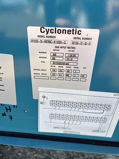 Used Boiler, 20 HP, Lattner, 30 PSI, Gas-Fired #C744904