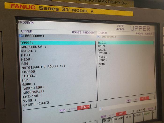 Used 2008 Doosan MX2100ST Multi Tasking CNC Turning Center