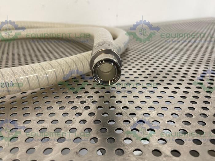 Used Sani Tech  STHT-WR-0750 120" Silicone Hose w/ 3/4" Sanitary Fitting