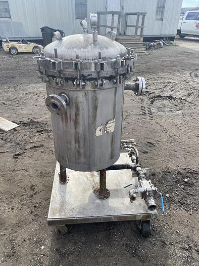 Used Used Sparkler Filters Inc. 304 stainless steel horizontal plate filter 18-D-12
