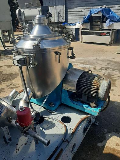 Used Centrifuge, Disc, Auto, Alfa Laval, BRPX-207, 316 S/st, 10 HP #S744533