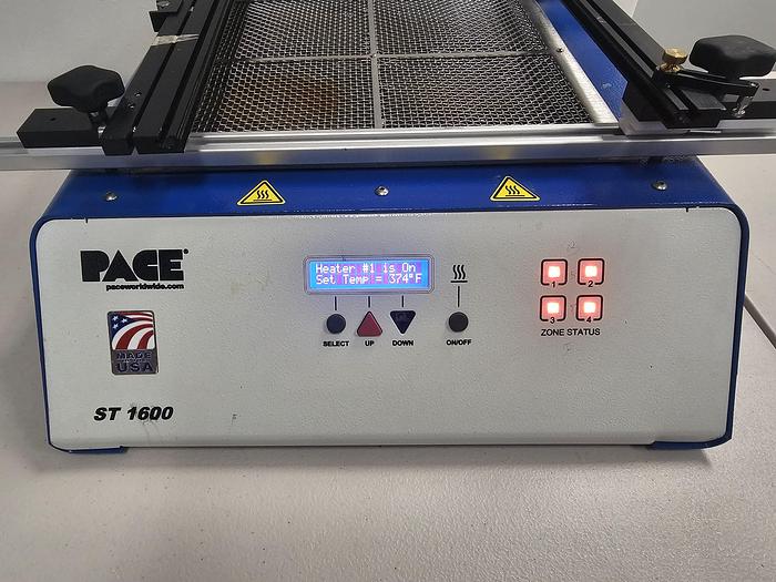 Used  PACE ST1600 Programmable Pre-Heater With Built In PCB Holder
