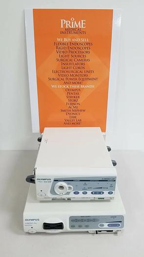 Used Olympus CLV-S40 Xenon Light Source & OTV-S7Pro Camera System Console
