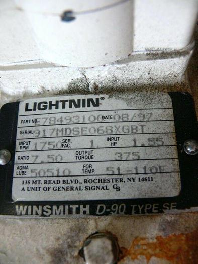 Used Mueller 300 Liter Stainless Steel 100 PSI Reactor w/ Agitator & Bottom Valve