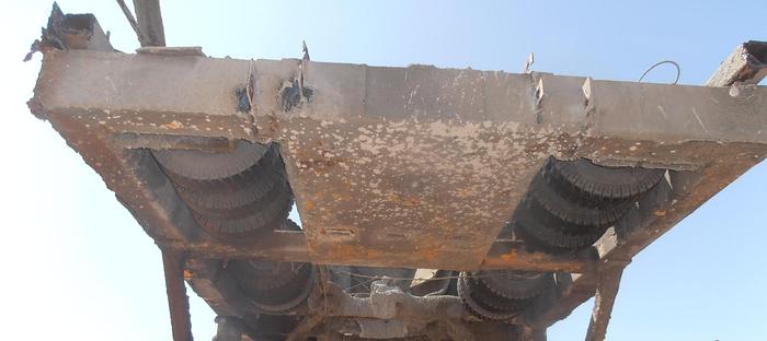 Used Mixer, Tumble, 80" x 150", C/st, Spirals, Hopper Feed #C739934