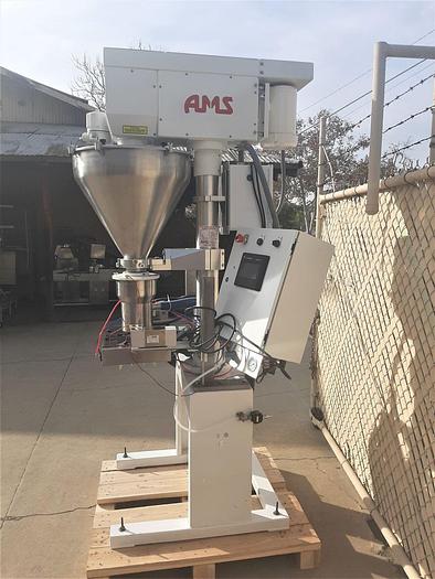 Used Filler, Auger, AMS, Mdl A-110, Single Head, Stainless Steel, Agitated #S744319