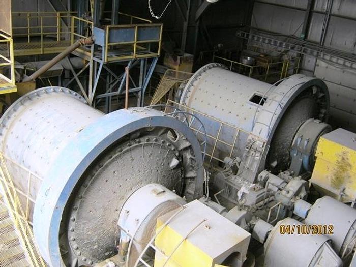 Used Mill, Ball, 9' X 12', Allis Chalmers, Wet Grind, 650 HP (2) #D741924