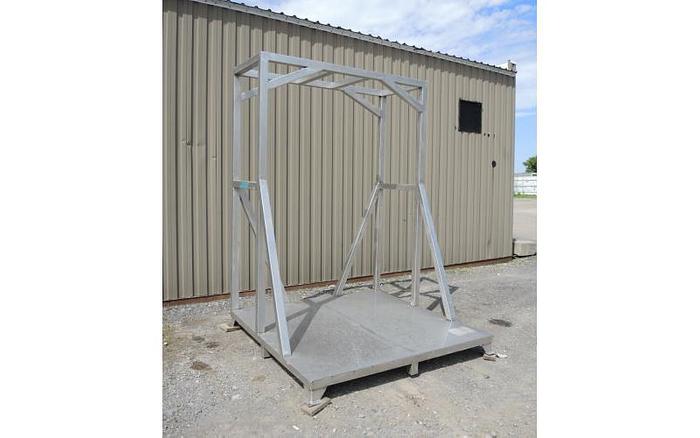 Used USED STAINLESS STEEL FRAME, 82'' X 82'' X 115'' HIGH