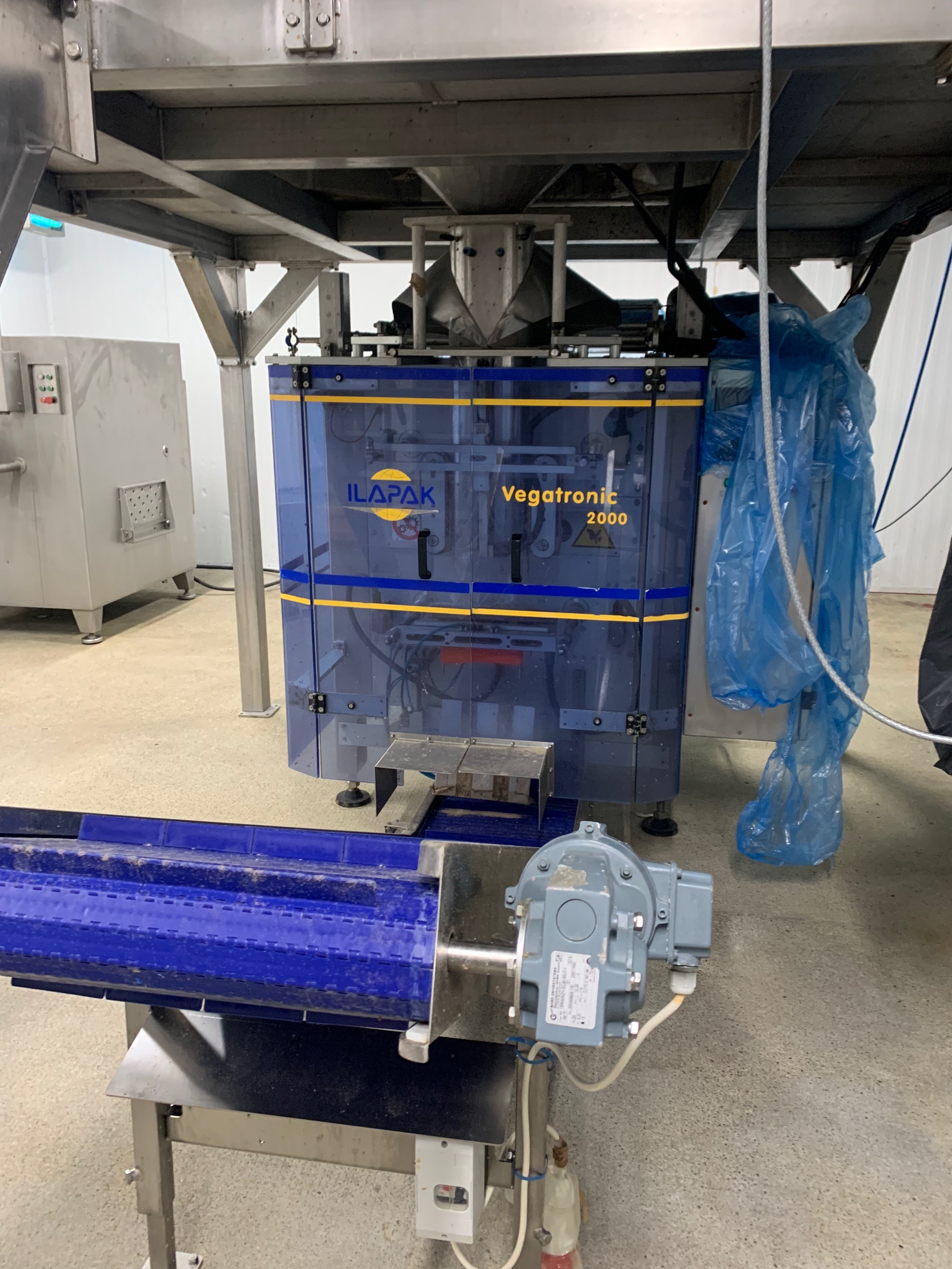 Used Complete Line: Ilapak bagger, Ishida weigher